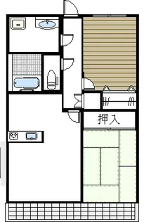 サンハイツ【2階】の間取り