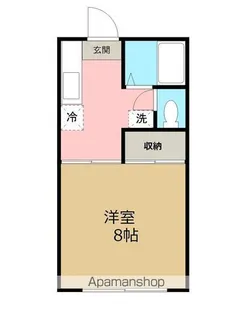レピュート新生【1階】の間取り