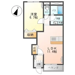 La Vita(ラヴィータ)【1階】の間取り