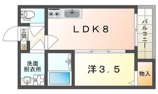 アッサンブレ【1階】の間取り