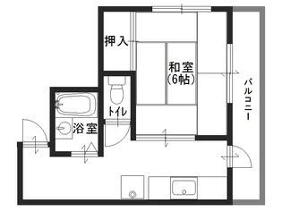 プレステージ藤田【3階】の間取り