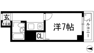 エルベラーノ宝塚【3階】の間取り