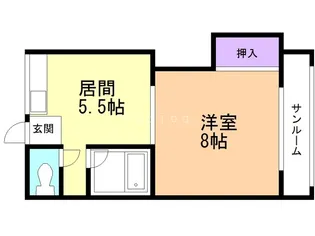 モンターニュ【2階】の間取り