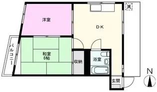 ハイムカイツ【4階】の間取り