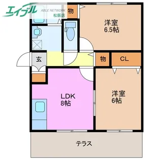 和み D【1階】の間取り