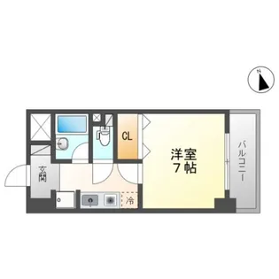 マローン新福【3階】の間取り