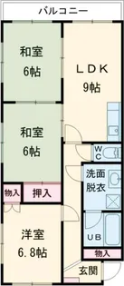 グランドコーポL【2階】の間取り