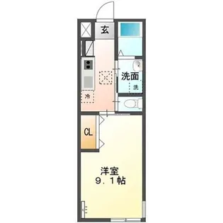 フランシーズ(北荒川沖町)【1階】の間取り