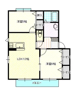 バリュージュアクティ I【1階】の間取り