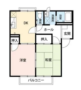 メゾンソレイユ【1階】の間取り