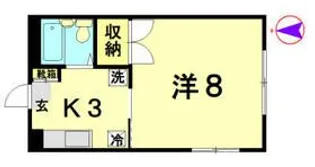 タンジーハット【2階】の間取り
