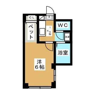 ノースルミエール【3階】の間取り