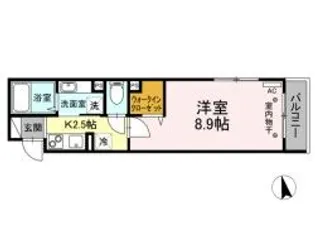 アンソレイエ・オリオン【3階】の間取り