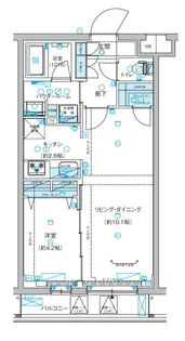メインステージ富士見台【3階】の間取り