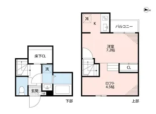 ADC京町Raco【1階】の間取り