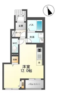 アーバンヒルズ鹿島【1階】の間取り