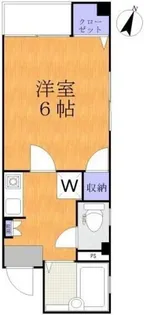 グルワール中原【4階】の間取り