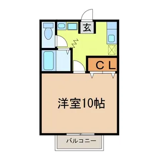 レーベン【3階】の間取り
