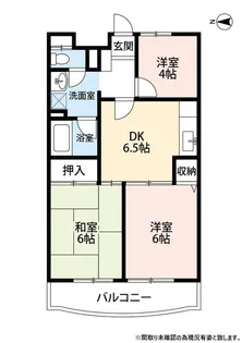 フルール三神 三番館【7階】の間取り