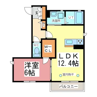 スノーフレーク【1階】の間取り