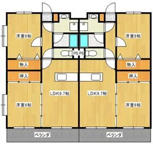 セイントファミーユ【3階】の間取り