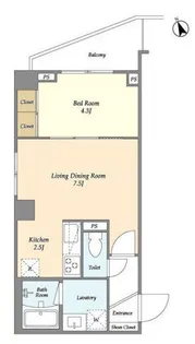 kukka NAKAMEGURO【2階】の間取り