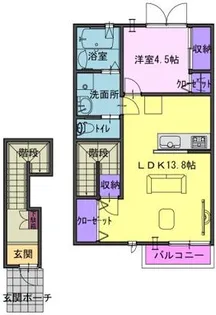 クレール【2階】の間取り