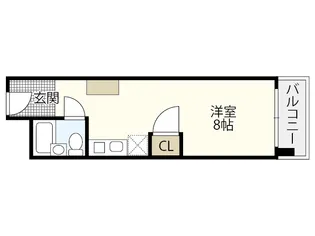 サンライズ広島(旭)【2階】の間取り