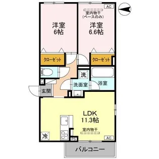 DR相木CORAZON【3階】の間取り
