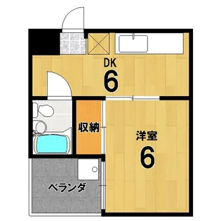 ユナイトハイツ【1階】の間取り