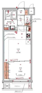 ハーモニーレジデンス東京八広ザ・スプレッド【2階】の間取り