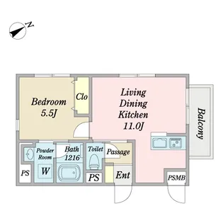 プルミエール【3階】の間取り