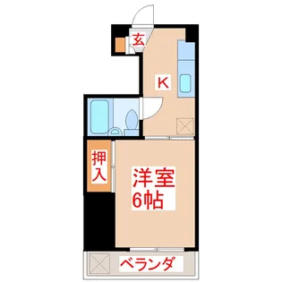 全警ビル【3階】の間取り