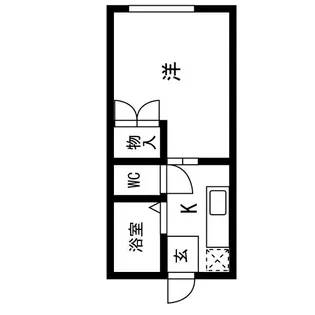 メゾンビトルボ【1階】の間取り