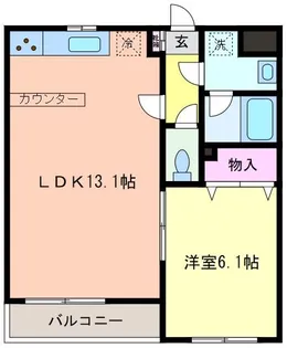 ベッラプリーモ【3階】の間取り