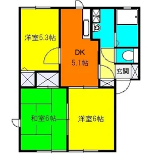 パインスクエア【1階】の間取り