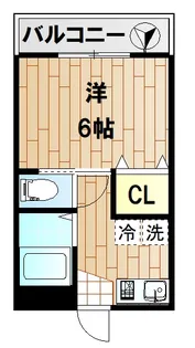 神奈川県横浜市港北区樽町3【アパート】の間取り