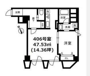 ロイヤル赤坂サルーン【4階】の間取り