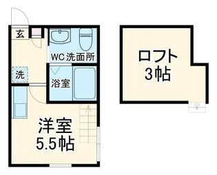 ハイバリー上大岡【2階】の間取り