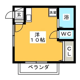 リヴェールアリエス【2階】の間取り