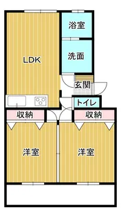 いからしハイツ【1階】の間取り