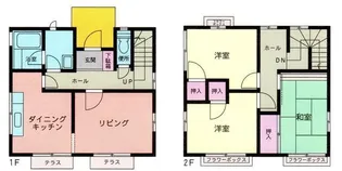 神奈川県海老名市浜田町【一戸建】の間取り