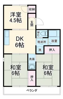 サンハイツII【2階】の間取り