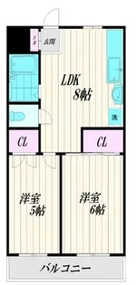 ハイツ高千穂【2階】の間取り