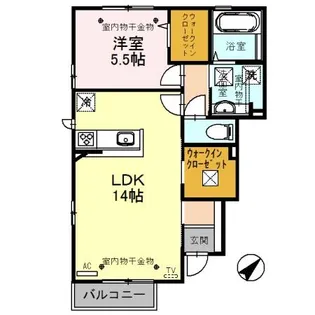 Terra Alta【1階】の間取り