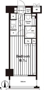 プラティーク・キューヴ【2階】の間取り