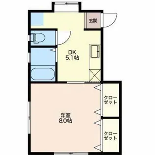 新潟県新潟市東区藤見町2【アパート】の間取り
