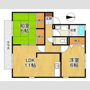 Forever Hill III【1階】の間取り