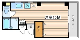 神奈川県横浜市神奈川区浦島町【マンション】の間取り