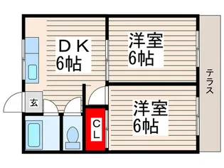 コ-ポ昭喜の間取り